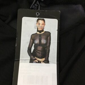 Dolls Kill Harness Sheer Top